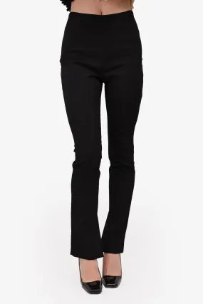 Alexander Wang Black High Waisted Pants with Ankle Slit Size 8
