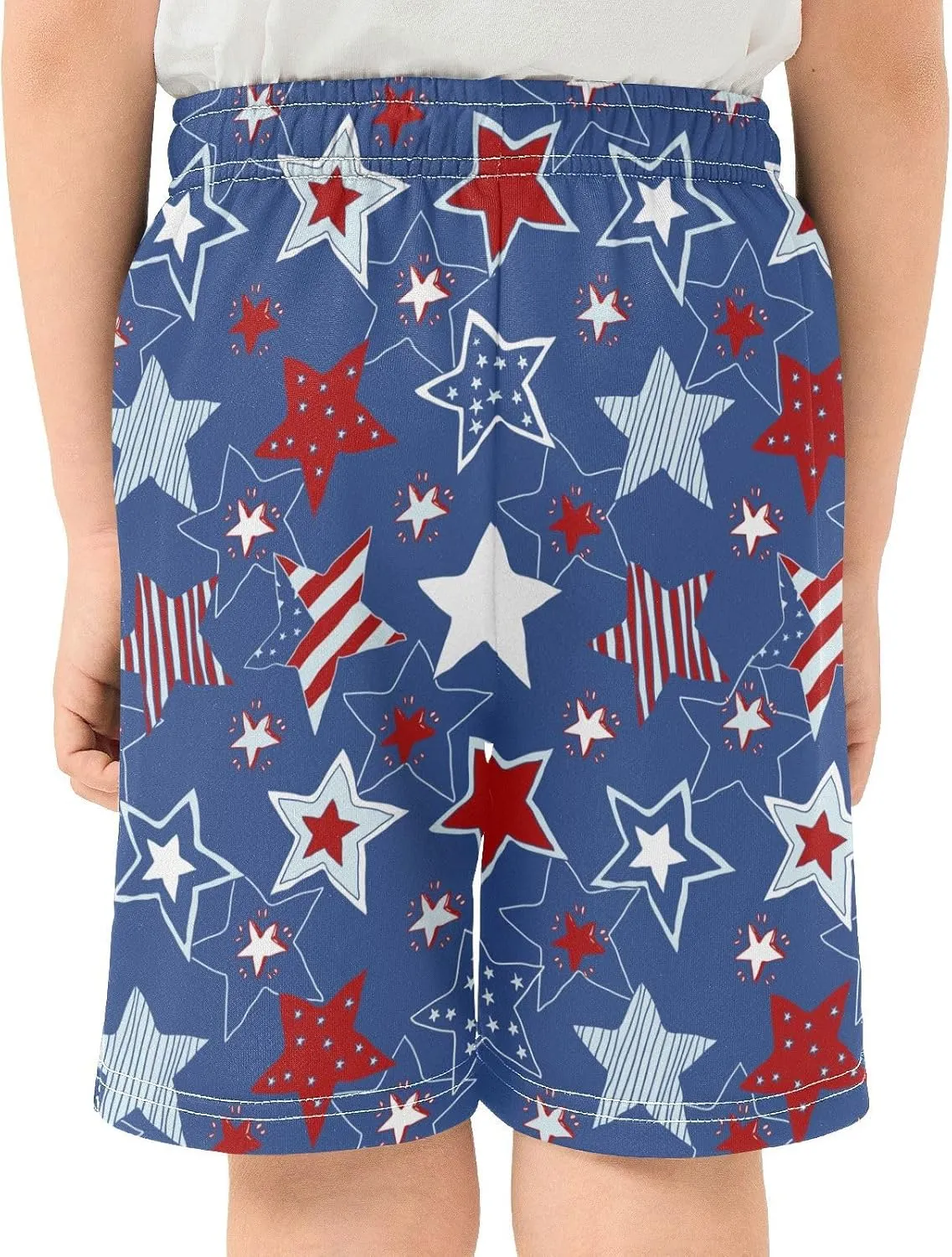 Boys Athletic Shorts Size 7-15 Boys' Casual Shorts with Pockets Elastic Waist Summer Kids Bottom for Sports Homewear
