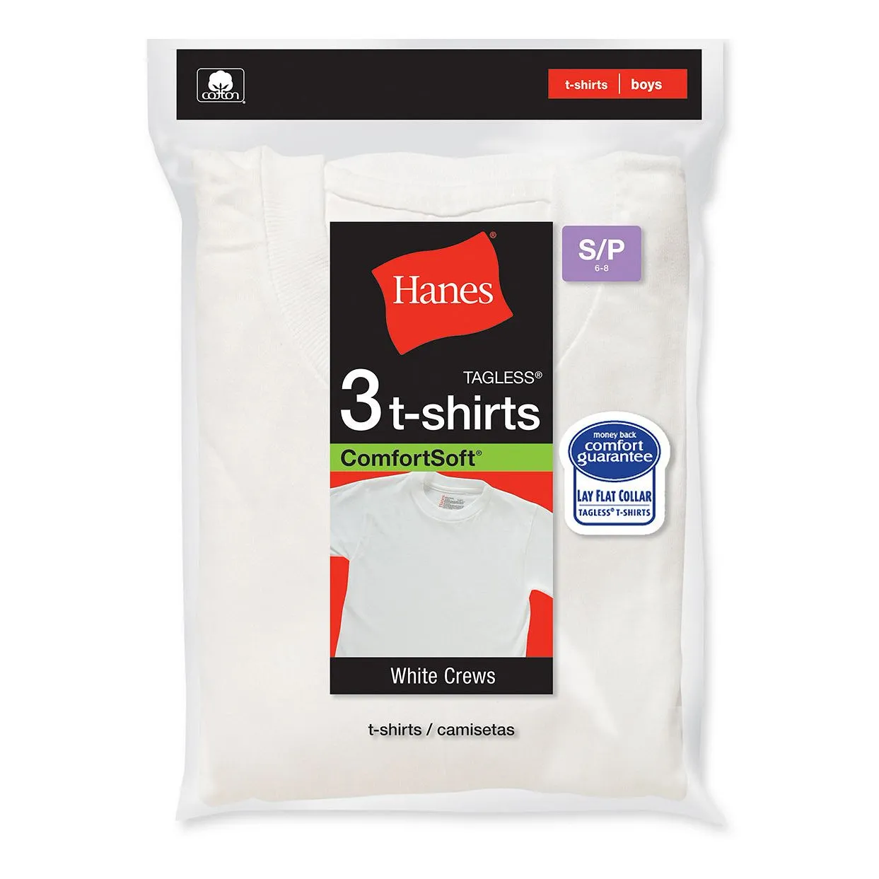 Boys White T Shirts 3-pack B2138