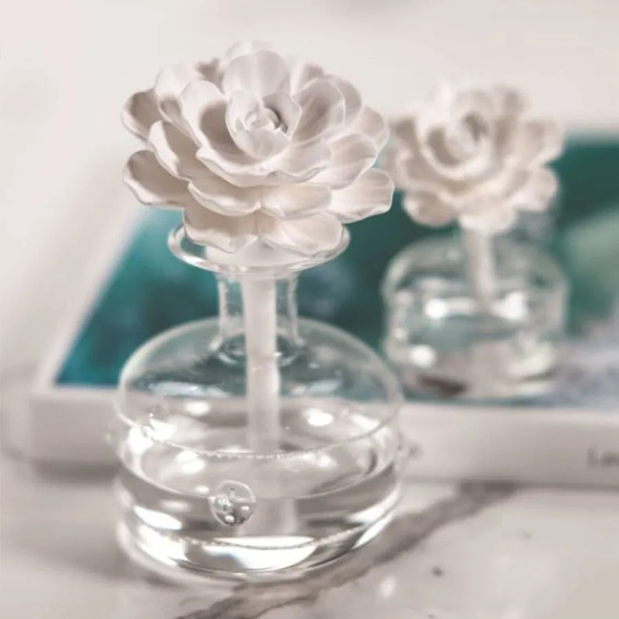 Casablanca Porcelain Diffuser - White Rose