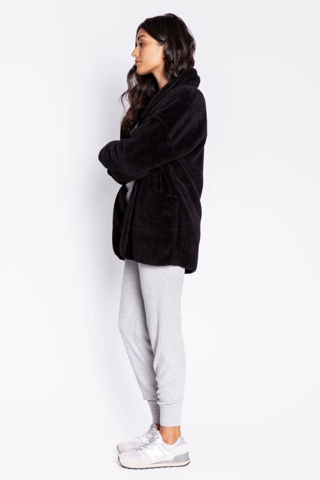 Cozy Plush Lounge Cardigan