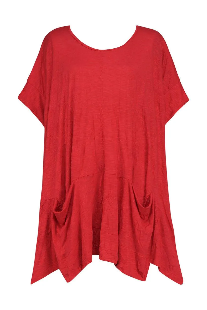Della Crinkle Top