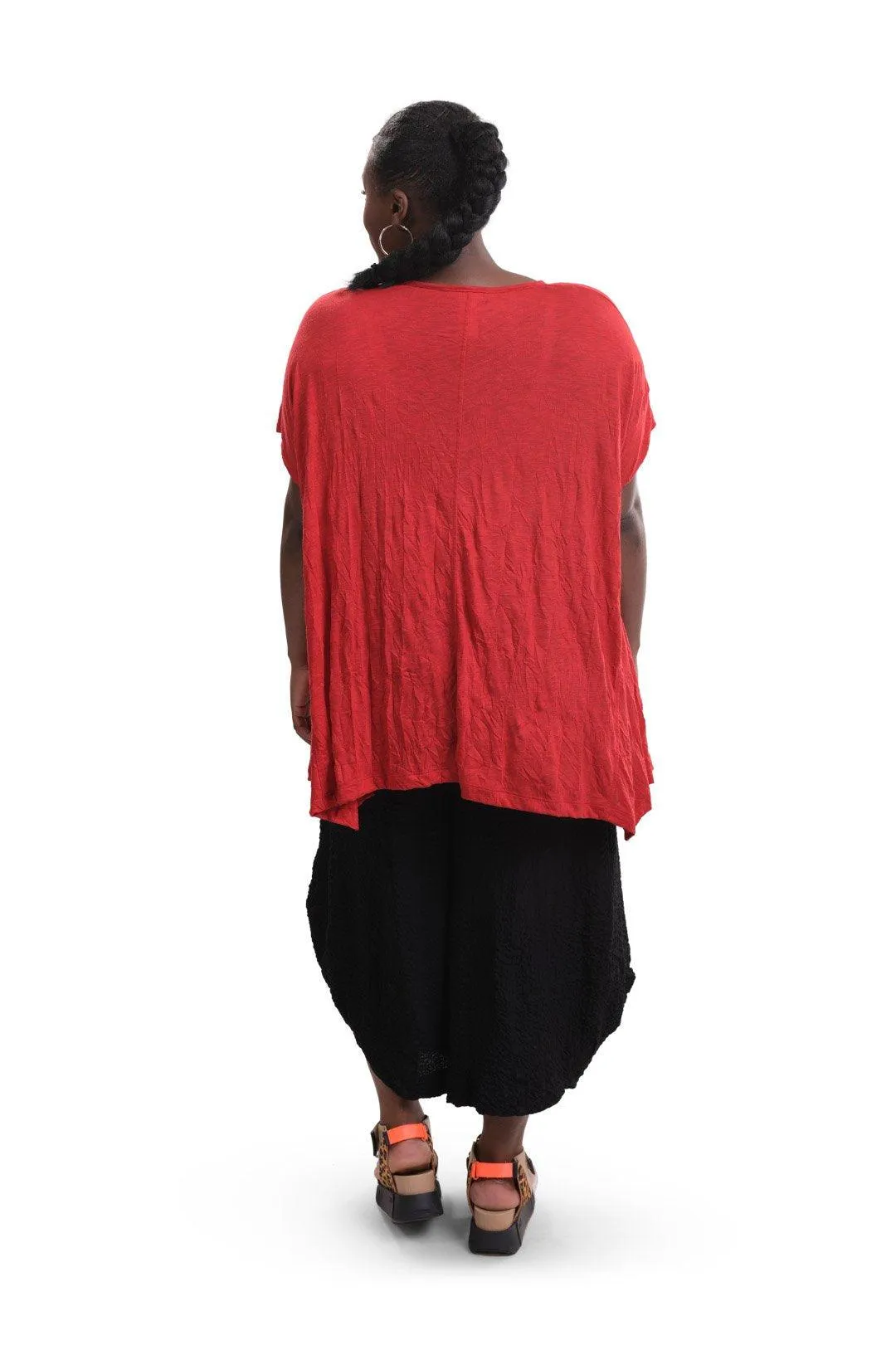 Della Crinkle Top