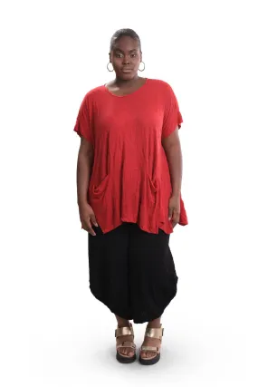 Della Crinkle Top