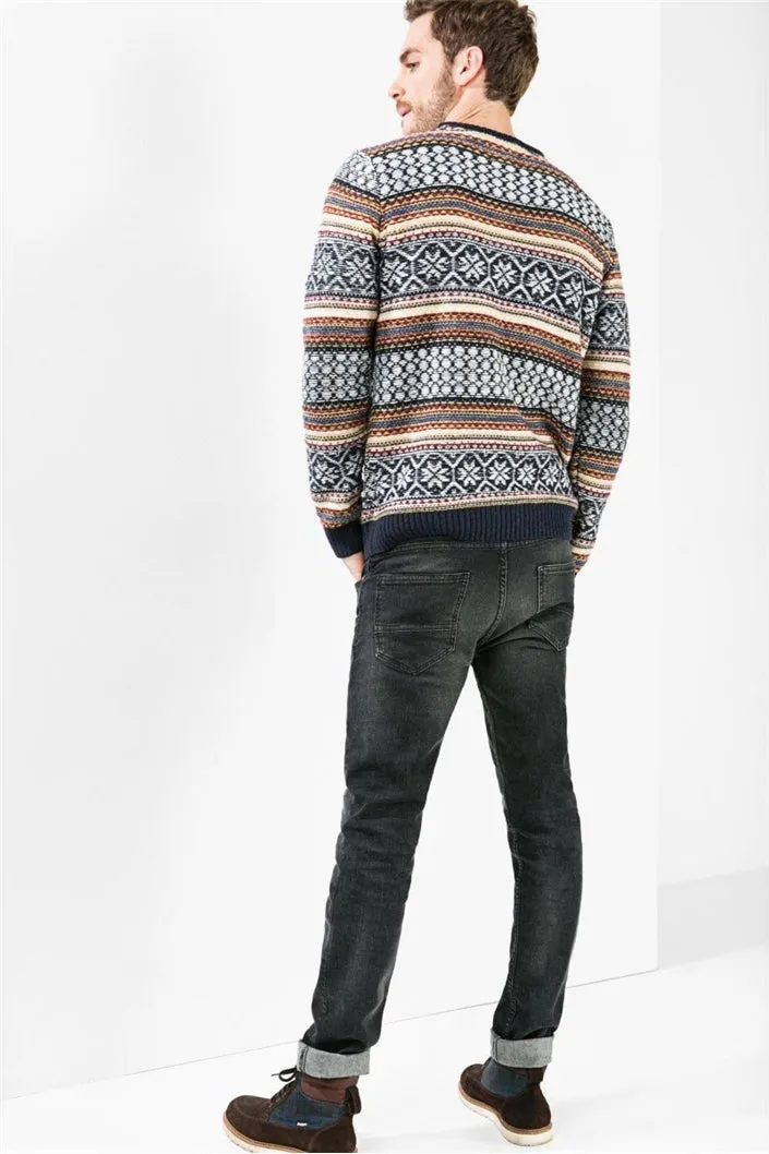 Desigual Jers  Dria Crew Neck Knit Sweater size XXL