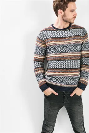 Desigual Jers  Dria Crew Neck Knit Sweater size XXL