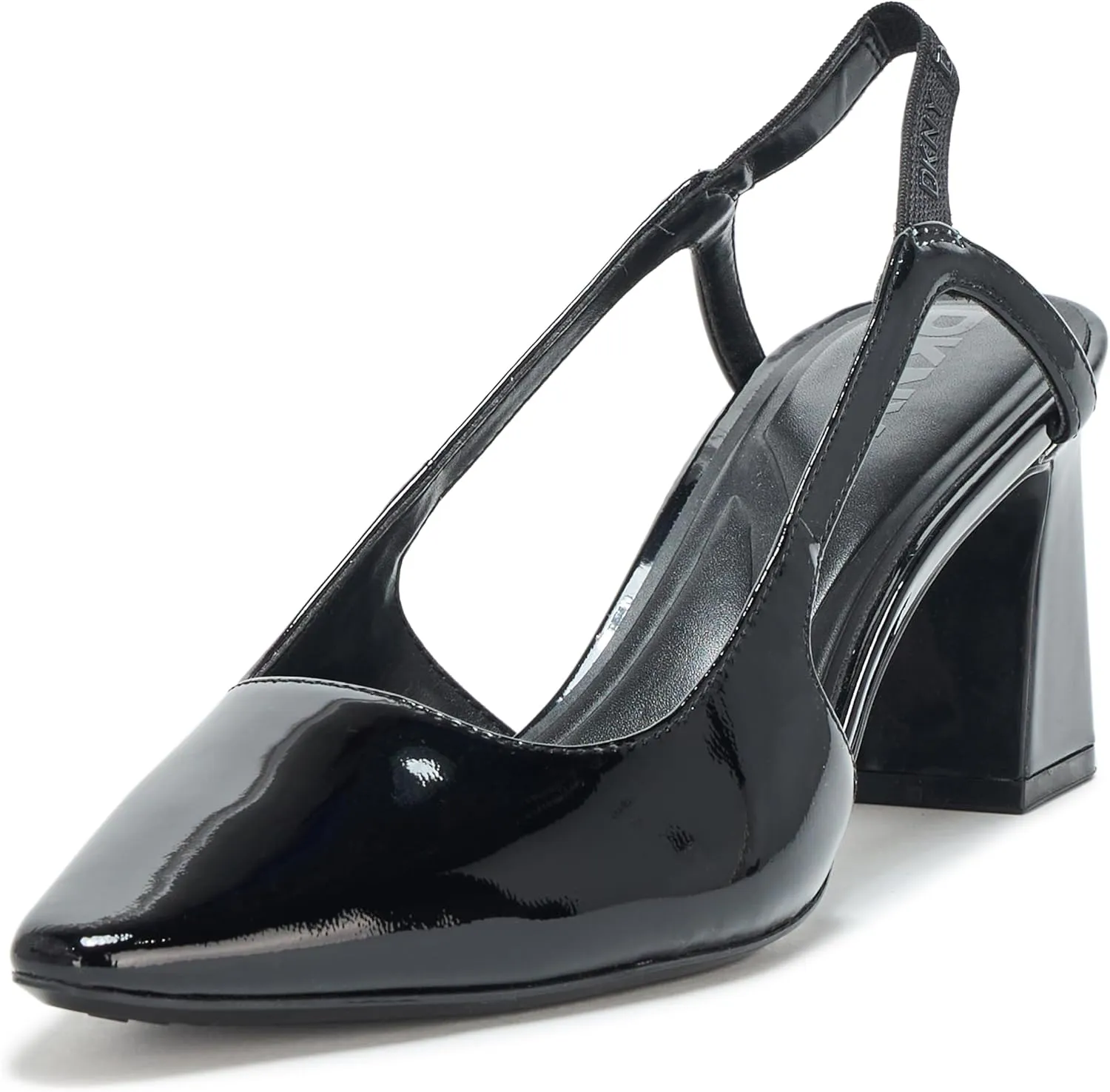 DKNY Women's Sohana Closed Toe Slingback Block Heel Pump