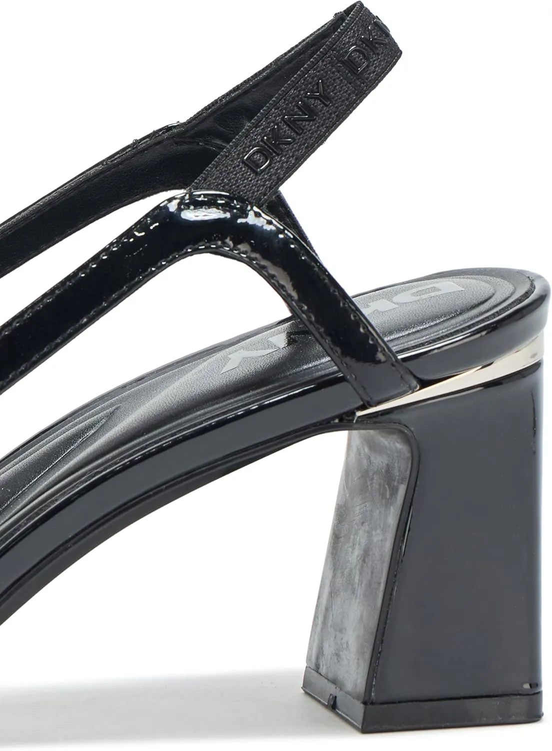 DKNY Women's Sohana Closed Toe Slingback Block Heel Pump