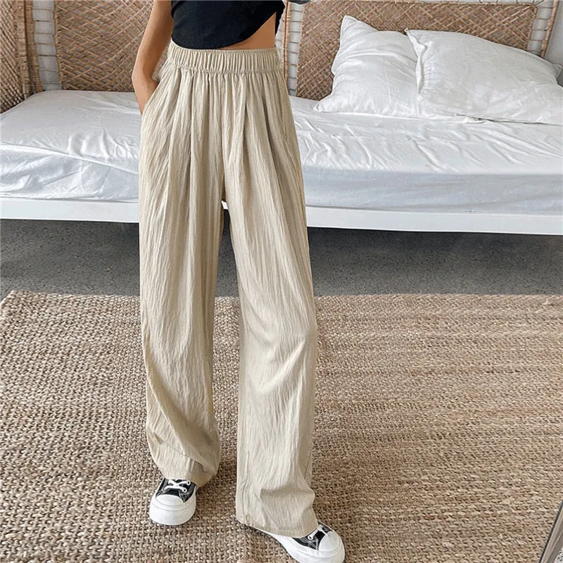 Elegant Cotton Linen Pants