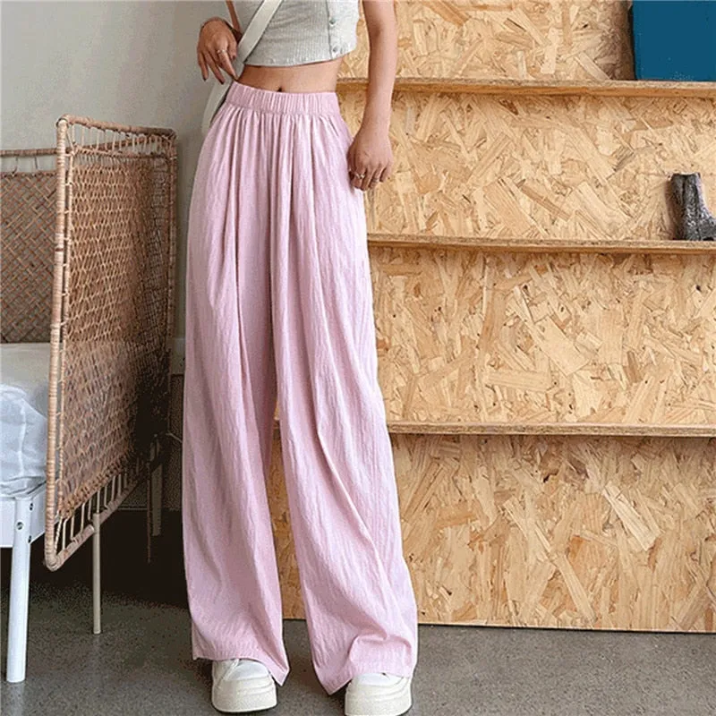 Elegant Cotton Linen Pants