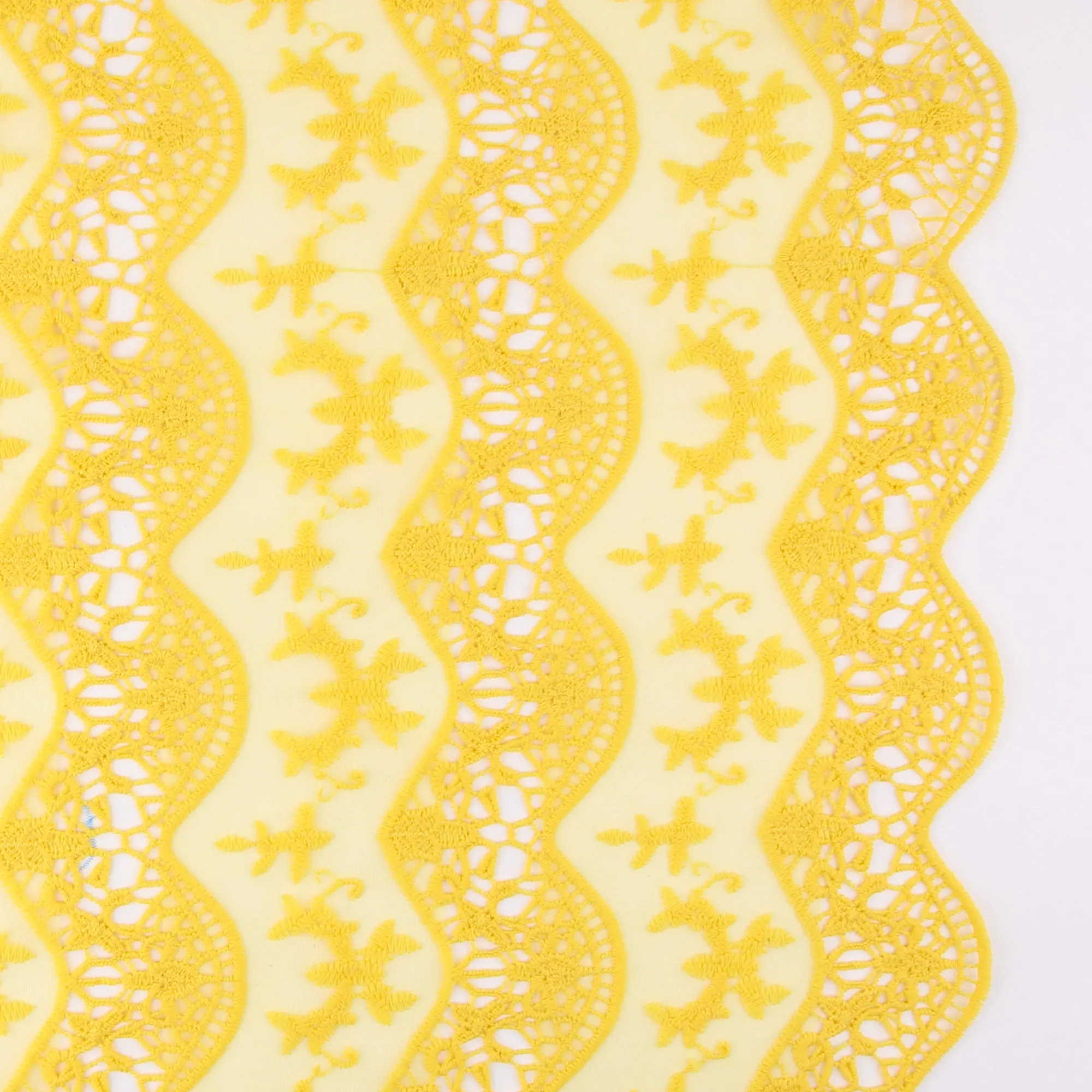 Embroidered Mesh - SIENNA - 001 - Yellow