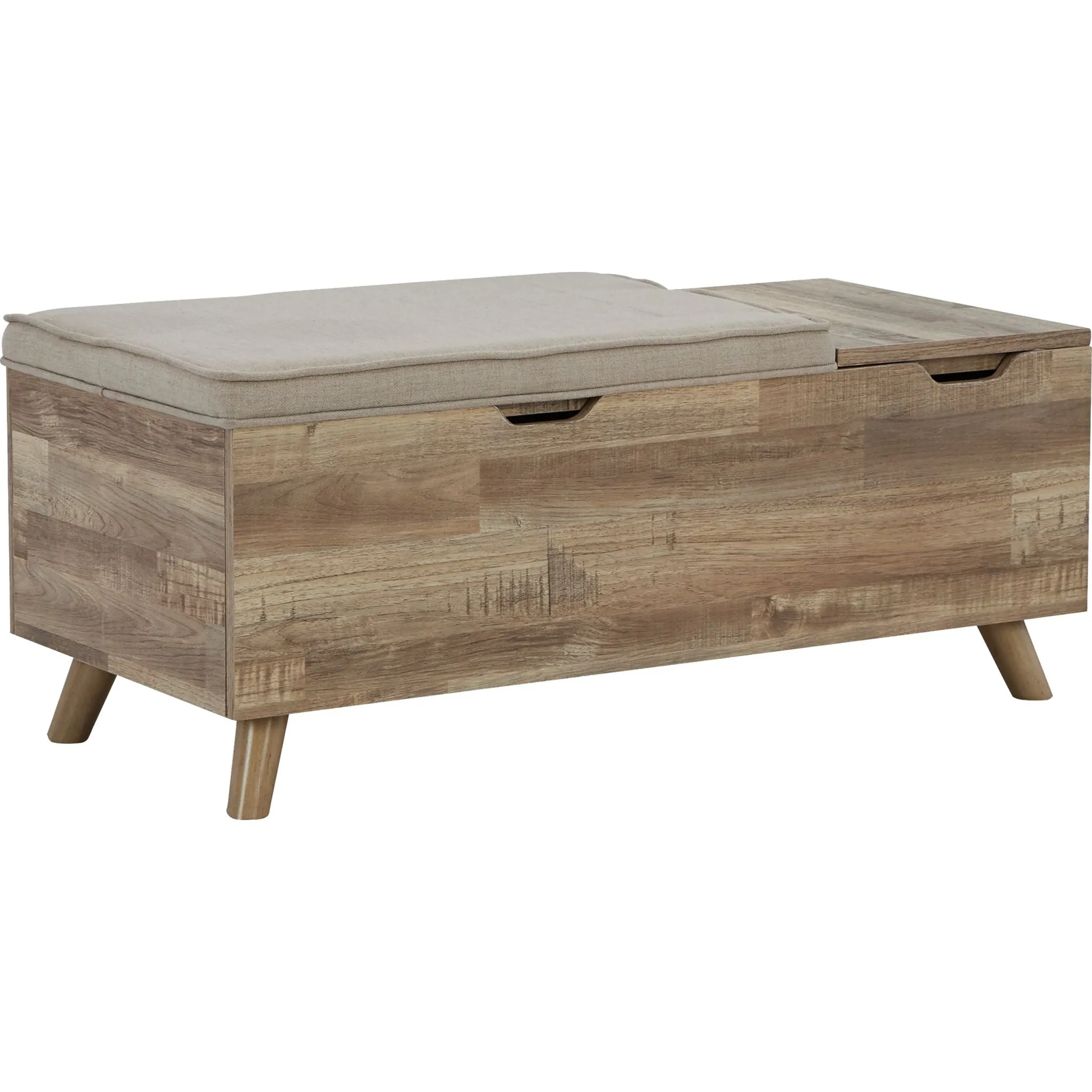 Gerdanet Storage Bench - Beige/Brown