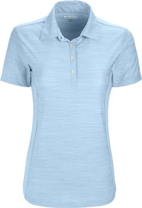Greg Norman Ladies Play Dry Heather Solid Polo