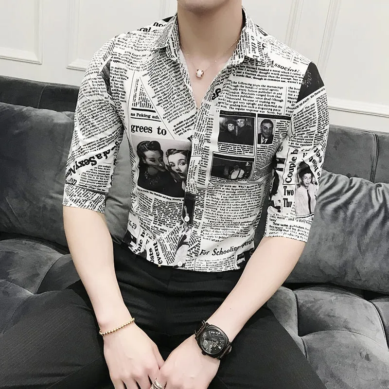 High Quality Shirt Half Sleeve Slim