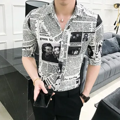High Quality Shirt Half Sleeve Slim
