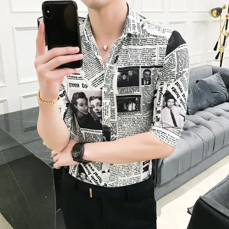 High Quality Shirt Half Sleeve Slim
