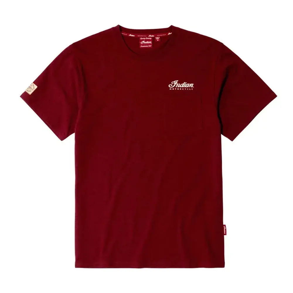 Indian Motorcycle  Polaris Mens Spirit Lake T-Shirt Tee Soft Lightweight Comfortable