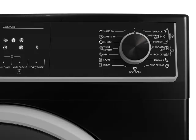 KD-HD9S7GW-B 9KG HEAT-PUMP DRYER