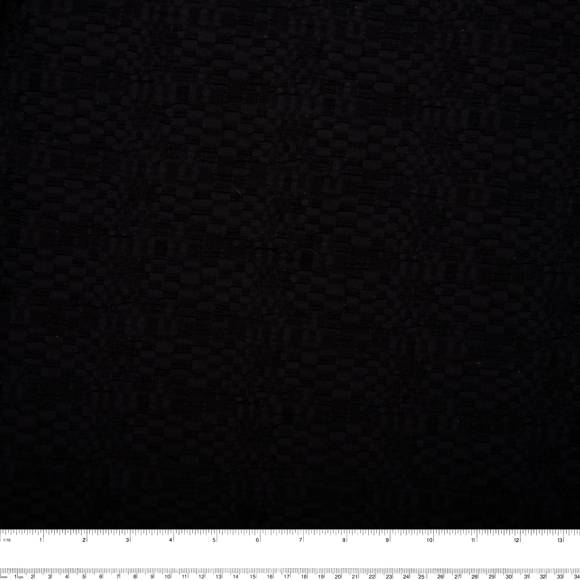 Knit Jacquard - Textured  Black