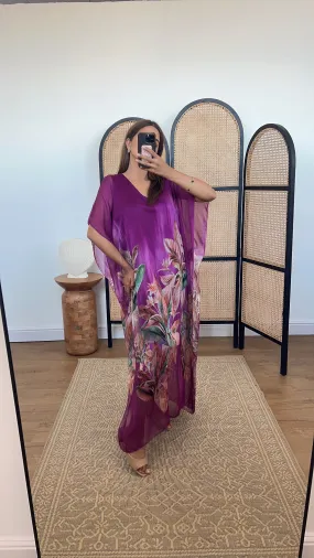 Lela dress in plum