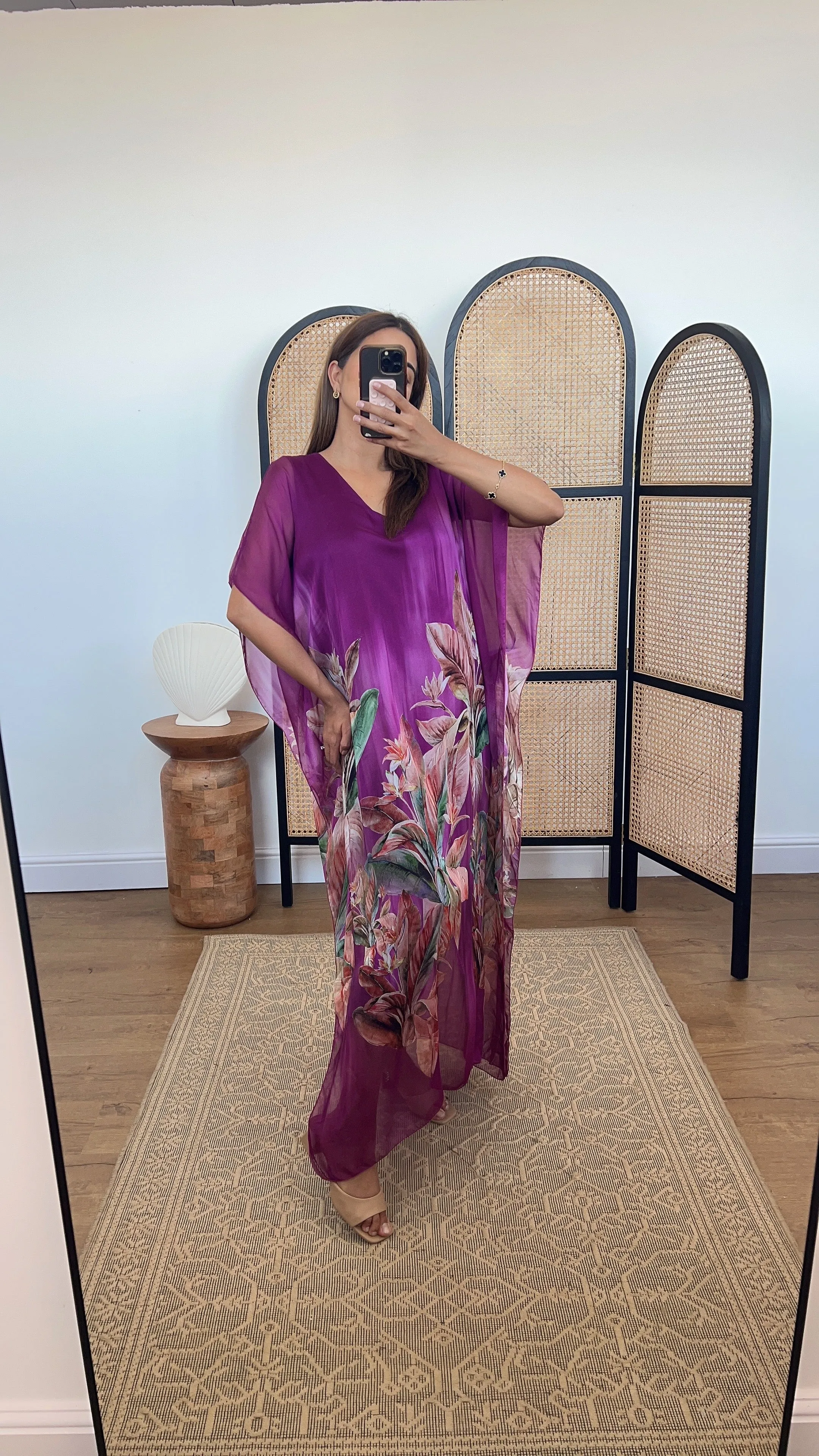 Lela dress in plum