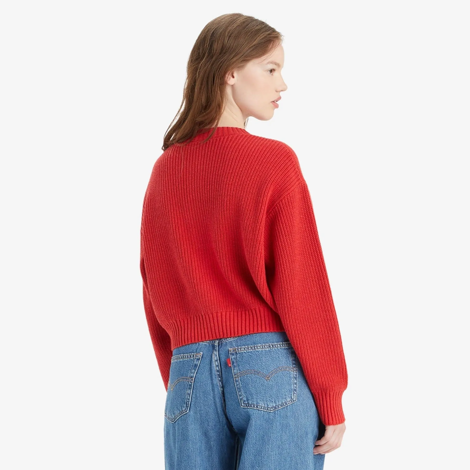 Levi's Cat Cardigan in Red