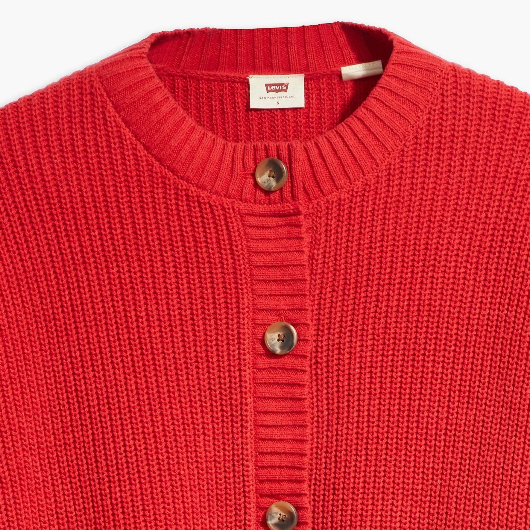 Levi's Cat Cardigan in Red