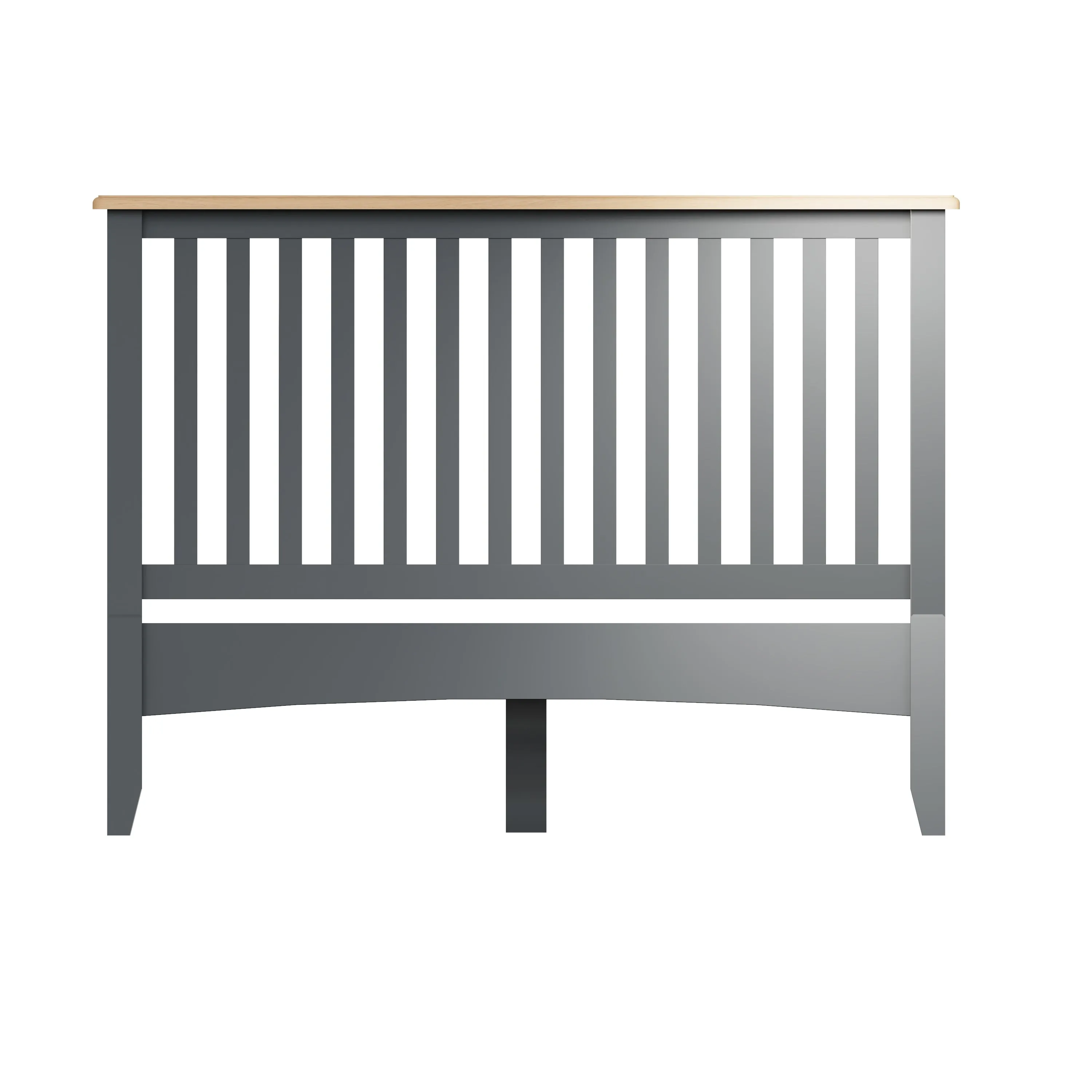 Malmesbury Grey Bed 4'6" Double 150 x 204 x 110 cm