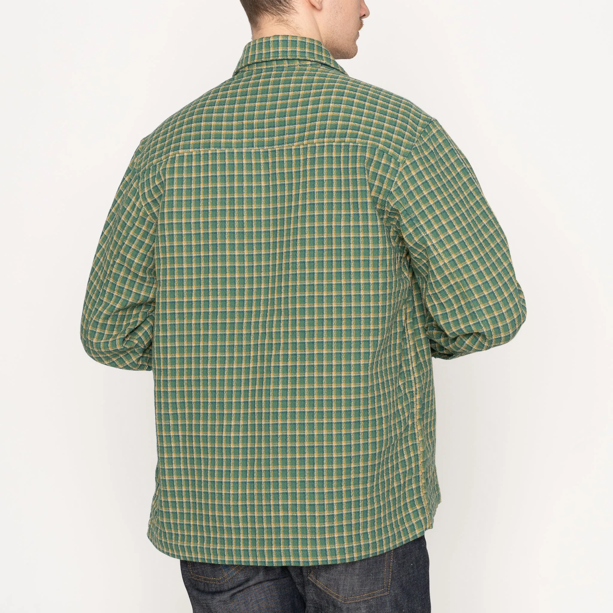 Over Shirt - Yarn Dyed Double Cloth - Green