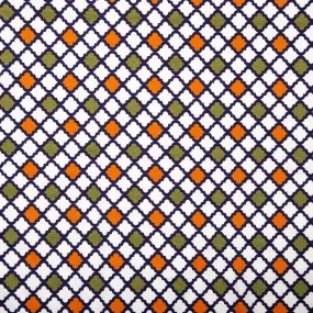 Printed Viscose Knit - ARIELLA - Trellis - Green