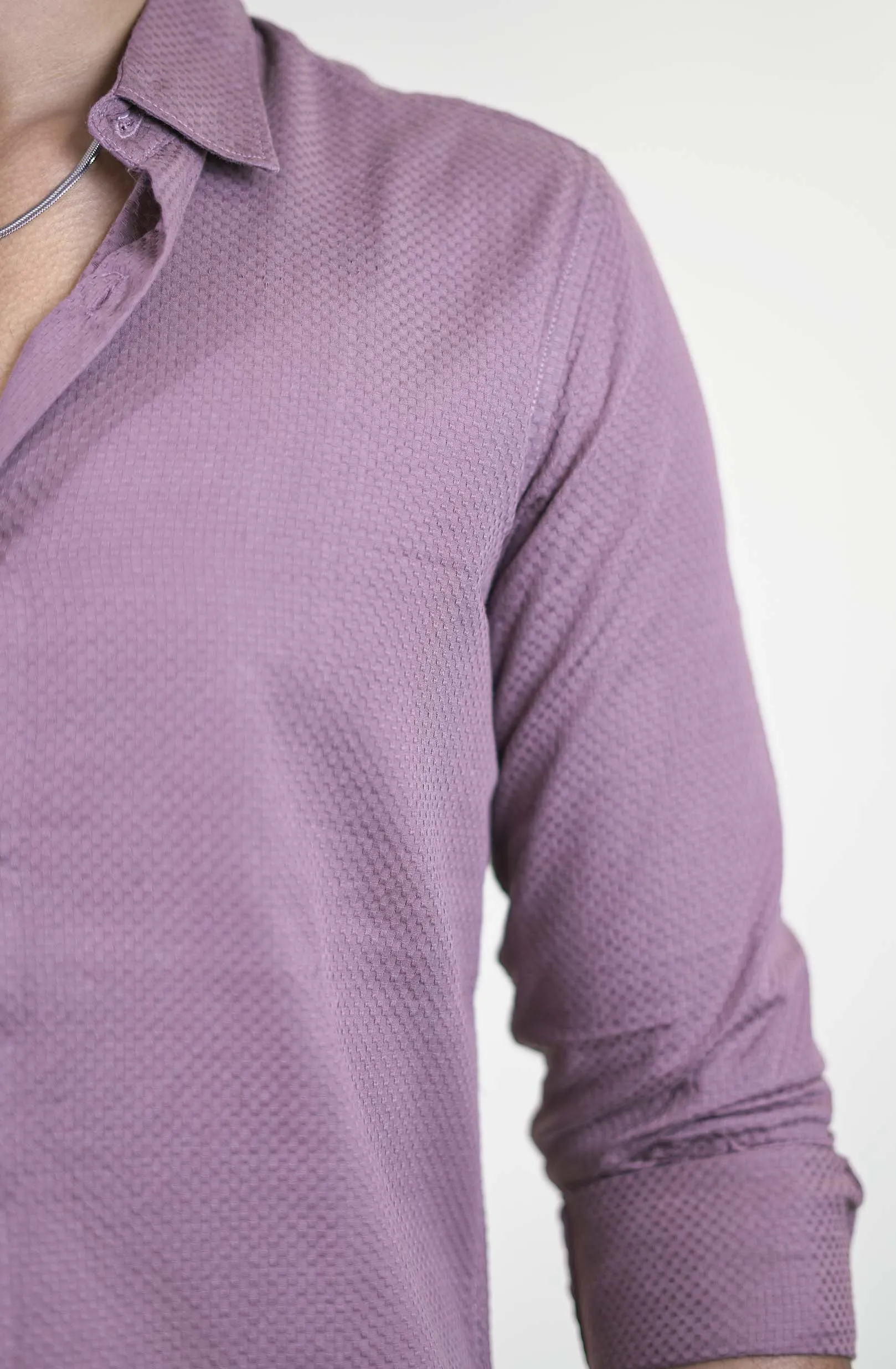 Rose Gold Urban Grid Shirt