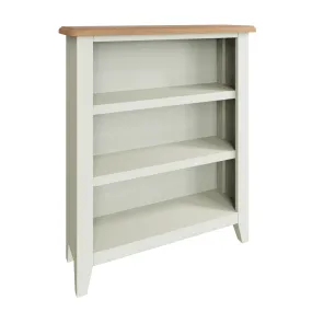Salisbury Pure White Bookcase Small Wide 70 x 22 x 82 cm