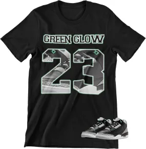 Shirt to Match Jordan 3 Green Glow Sneakers, Men's Graphic Tee.