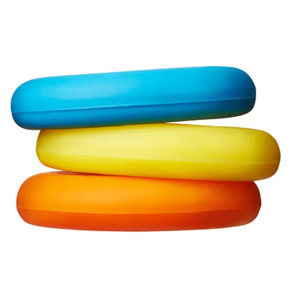 Silicone milk bottle tops (pack of 3)