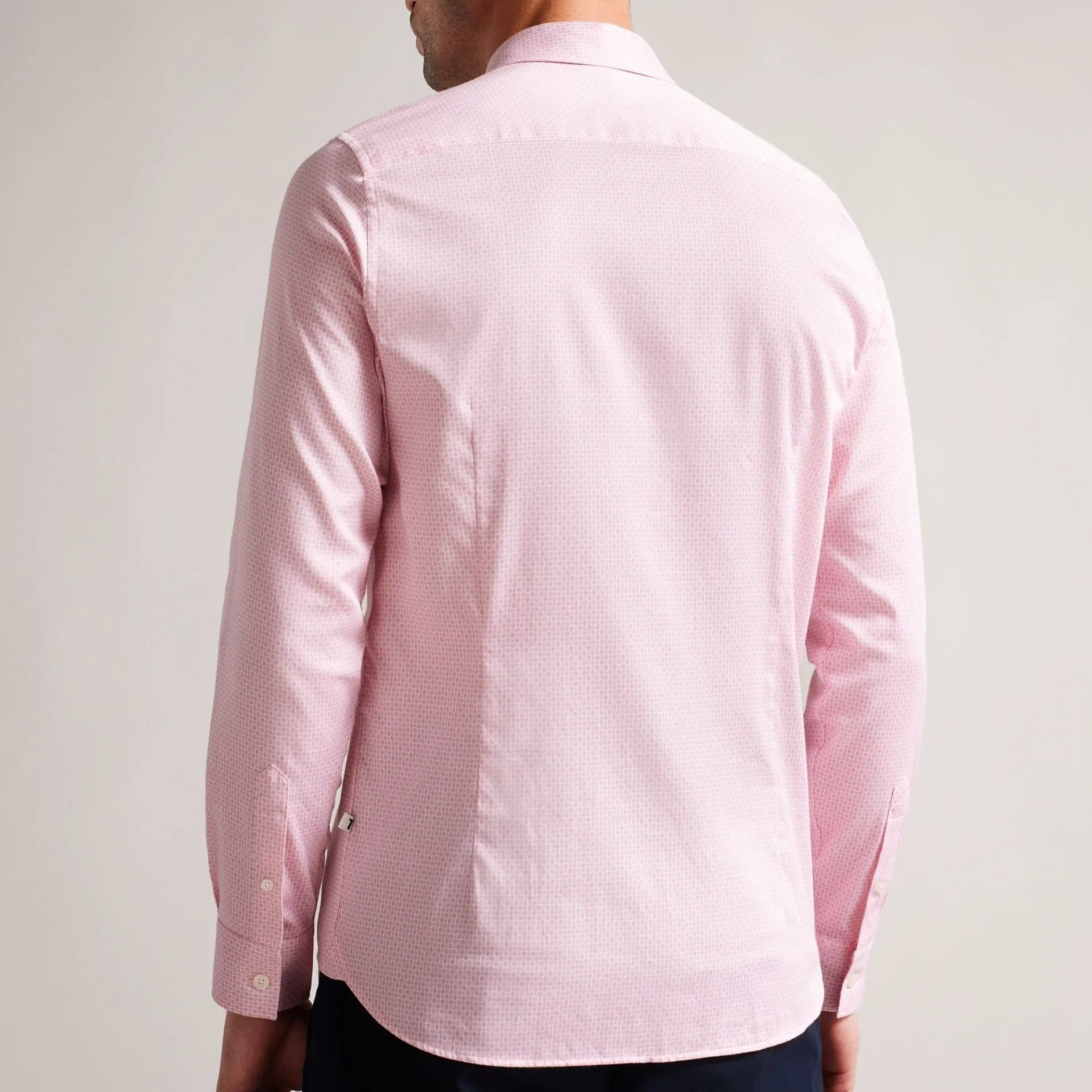 Ted Baker Strine Print Shirt Pink