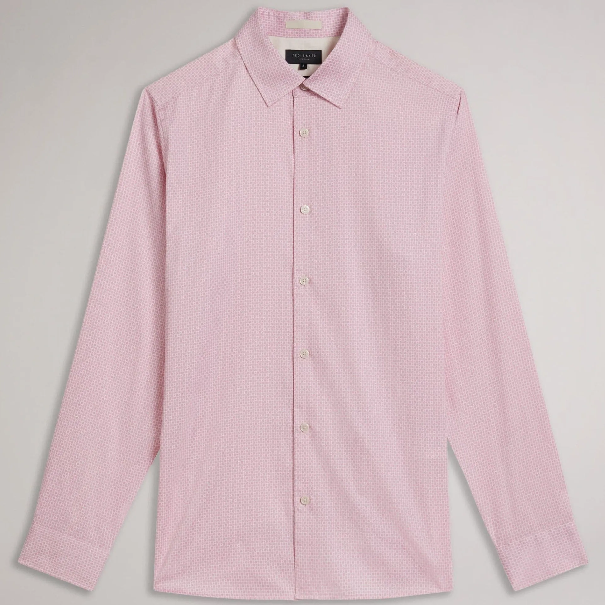 Ted Baker Strine Print Shirt Pink