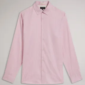 Ted Baker Strine Print Shirt Pink